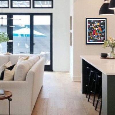 Giclee Print on canvas, "Cry Now Laugh Later"