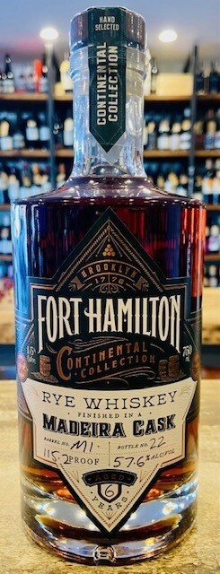 Fort Hamilton - Madeira Cask Finish Rye Whiskey (750ml)
