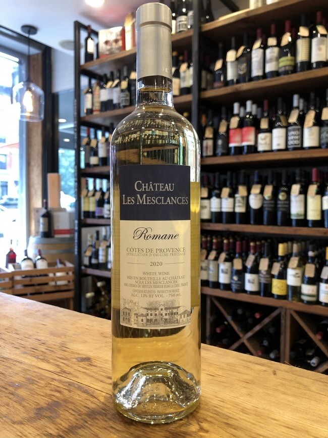 Chateau Les Mesclances Cotes de Provence Romane Blanc, France 2020 (750ml)