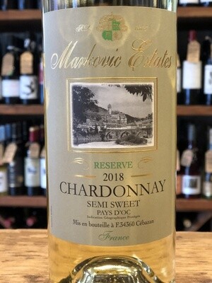 Markovic Estates - Semi Sweet Chardonnay - 2022 (750 ml)