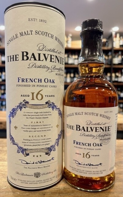 The Balvenie French Oak Pineau Casks 16 Years Single Malt Scotch Whisky (750ml)