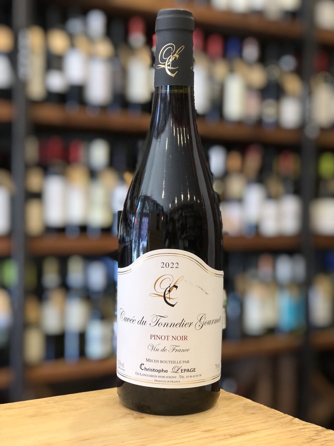 Christophe Lepage Cuvee du Tonnelier Gourmet Pinot Noir 2022 (750 ml)