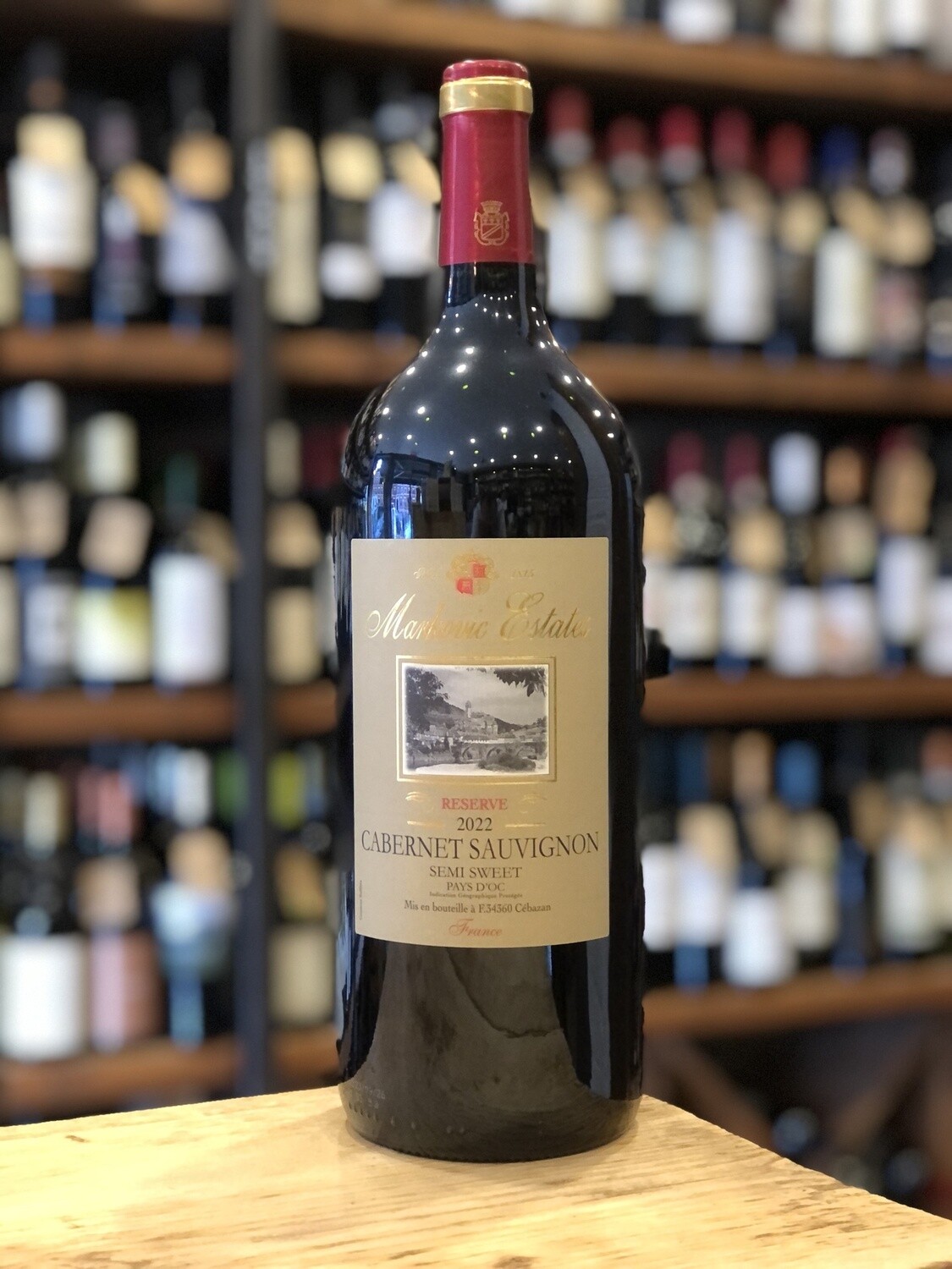 Markovic Estates Cabernet Sauvignon Semi Sweet, France 2022 (1.5L)