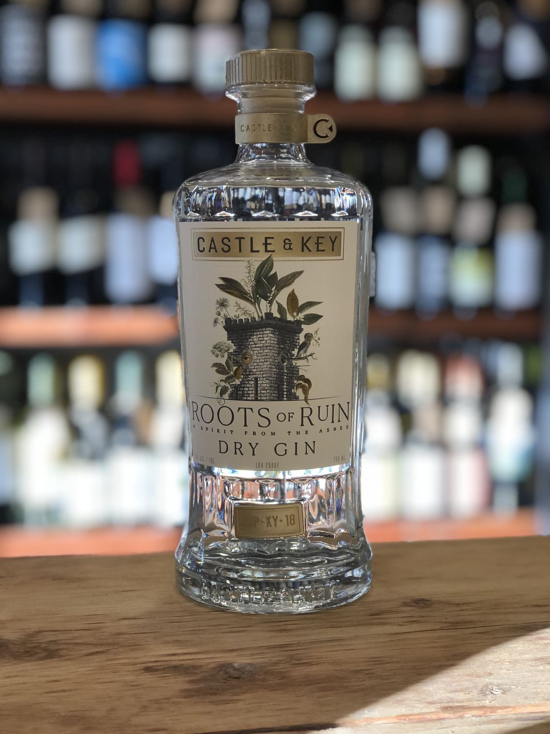 Castle &amp; Key Roots of Ruin Gin (750ml)