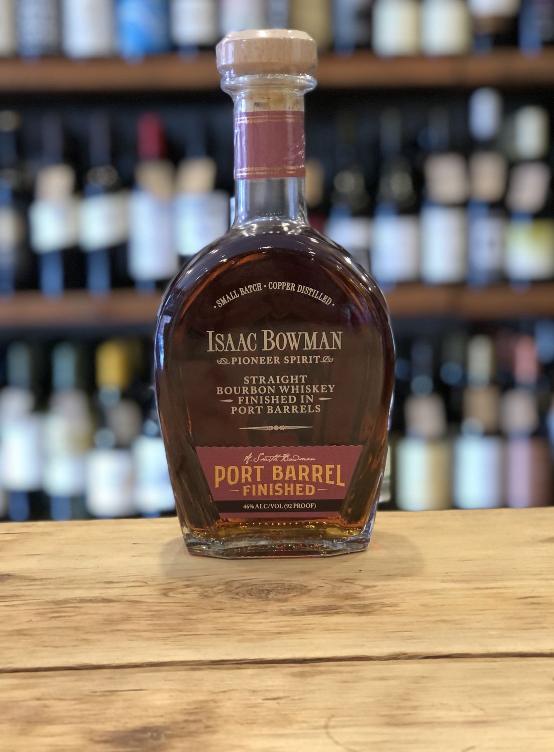 Isaac Bowman Port Barrel Finish Straight Bourbon Whiskey (750ml)