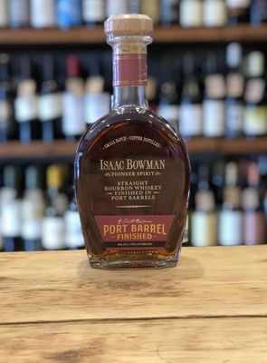 Isaac Bowman Port Barrel Finish Straight Bourbon Whiskey (750ml)