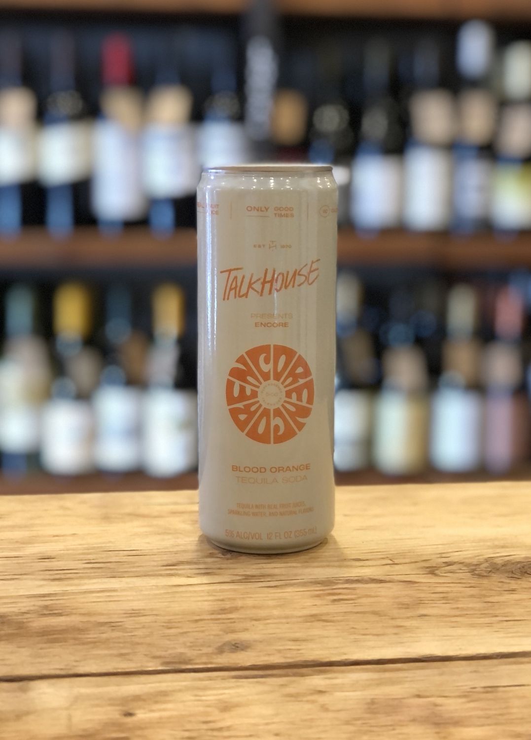 Talkhouse - Encore Blood Orange Tequila Soda  RTD Can (12 oz)