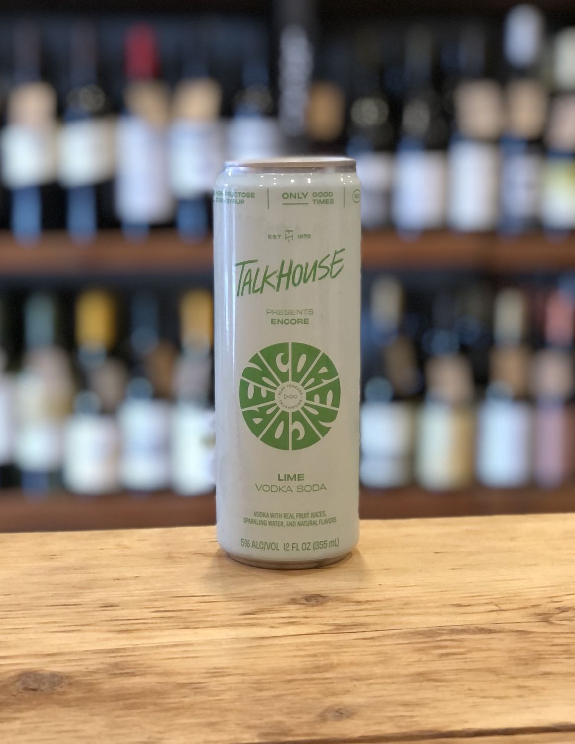 Talkhouse Encore Lime Vodka Soda Can (12 oz)
