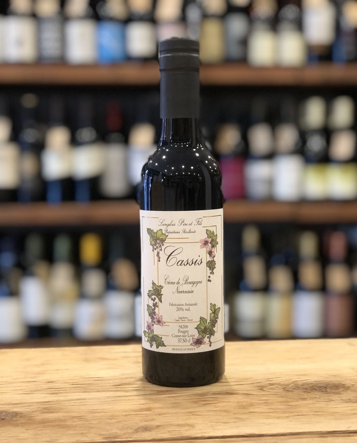 Langlois Pere et Fils Creme de Bourgogne Cassis (375ml)