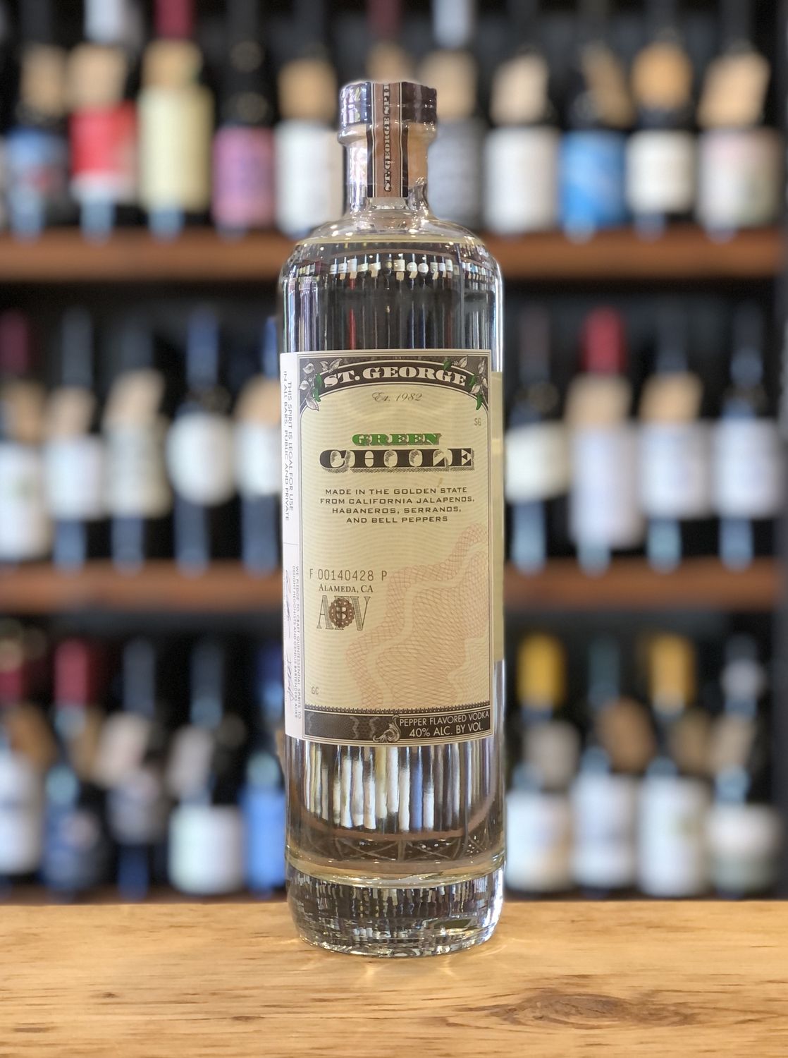 St George - Green Chile Vodka (750ml)