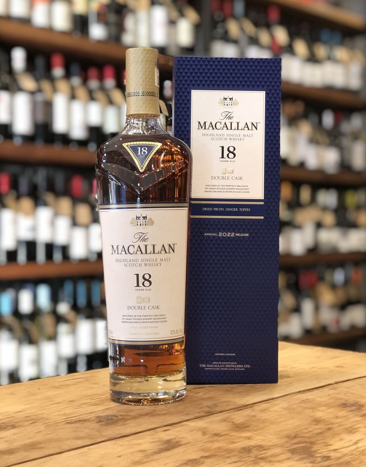 Macallan 18 Year Double Cask Scotch Whisky (750ml)