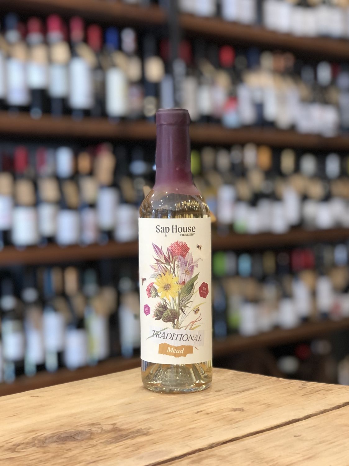 Sap House Meadery Traditional Mead Honey Wine  (375ml)