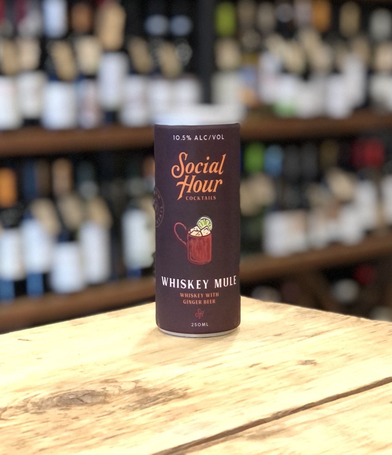 Social Hour Cocktails - Whiskey Mule Can (250ml)