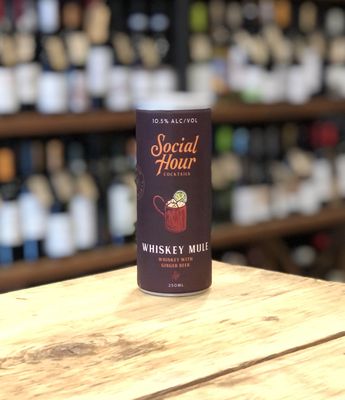 Social Hour Cocktails - Whiskey Mule Can (250ml)