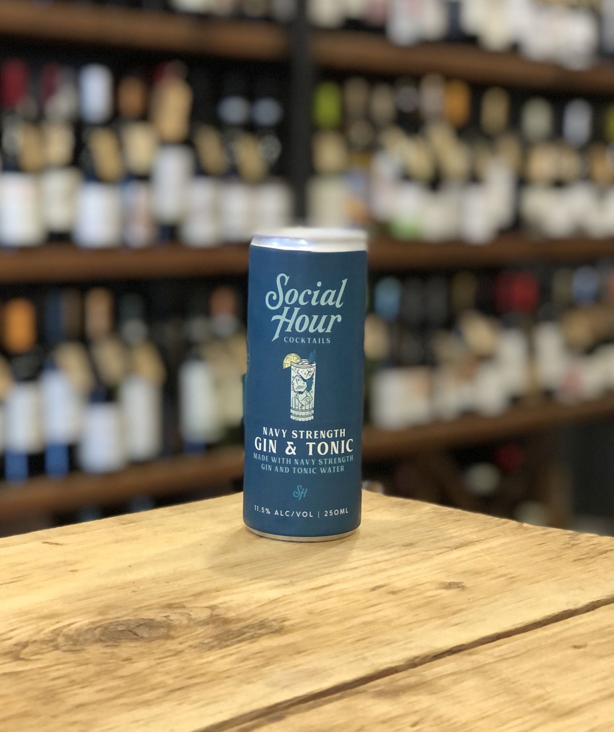 Social Hour Cocktails - Gin &amp; Tonic Can (250ml)