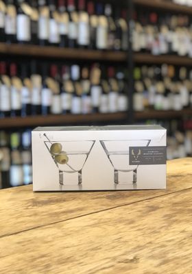 Viski Stemless Martini Glass