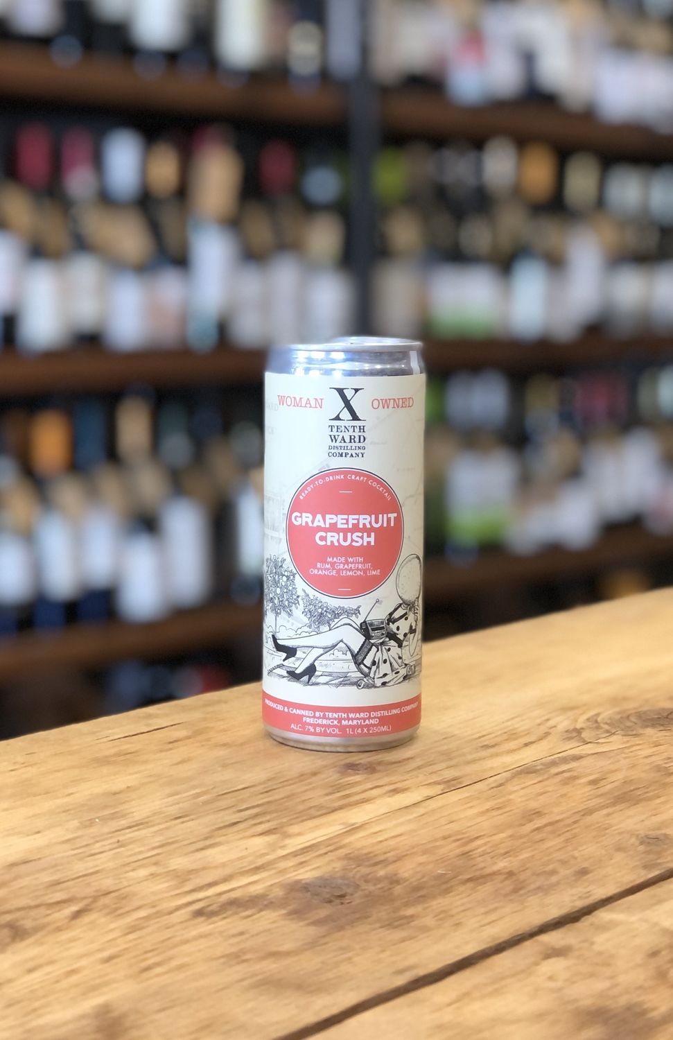 Tenth Ward Distilling Company Grapefruit Crush RTD Can (250ml)