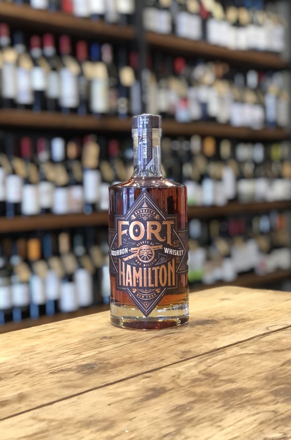 Fort Hamilton -Single Barrel- Bourbon Whiskey (750ml)