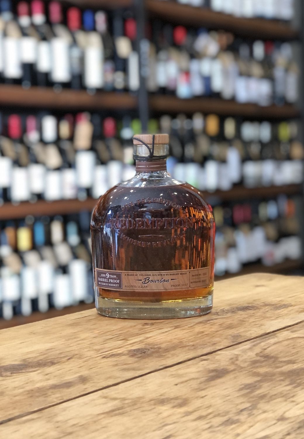 Redemption - 9 Year Barrel Proof Bourbon Whiskey (750ml)