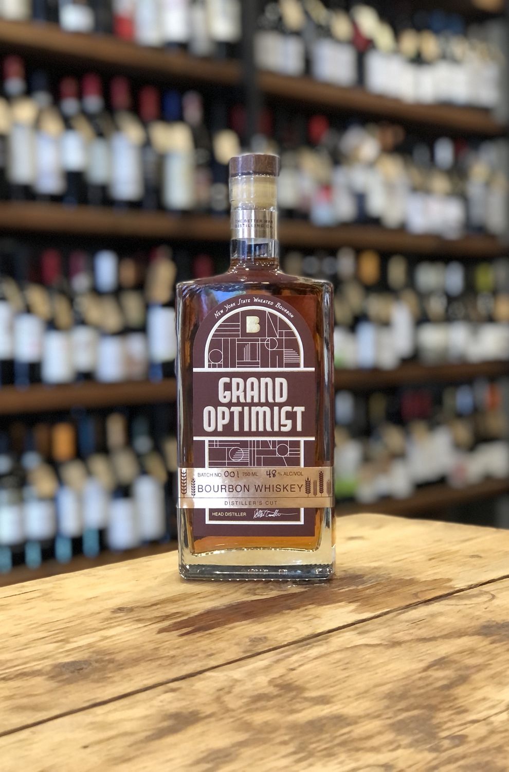 The Better Man Grand Optimist - Wheated Bourbon Whiskey (750ml)