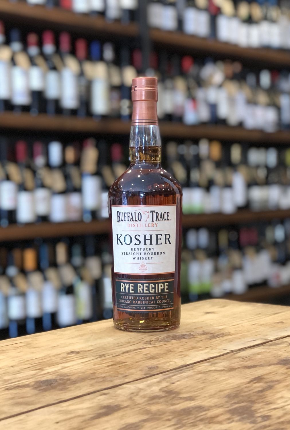 Buffalo Trace - Kosher Kentucky Straight Bourbon Whiskey Rye Recipe (750ml)