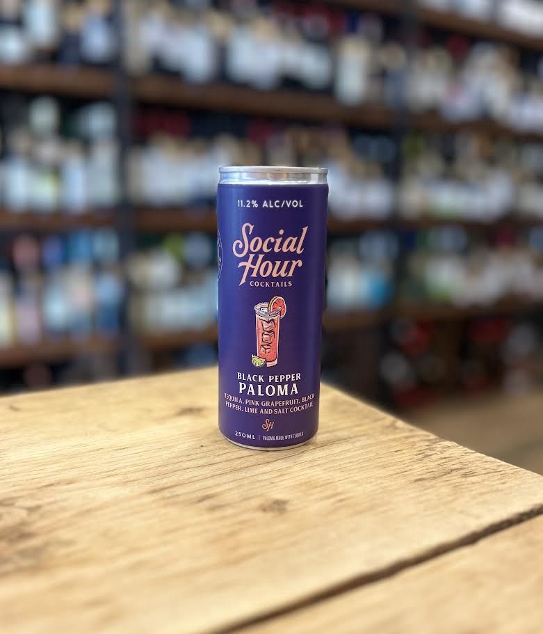 Social Hour Cocktails - Black Pepper Paloma (250ml)