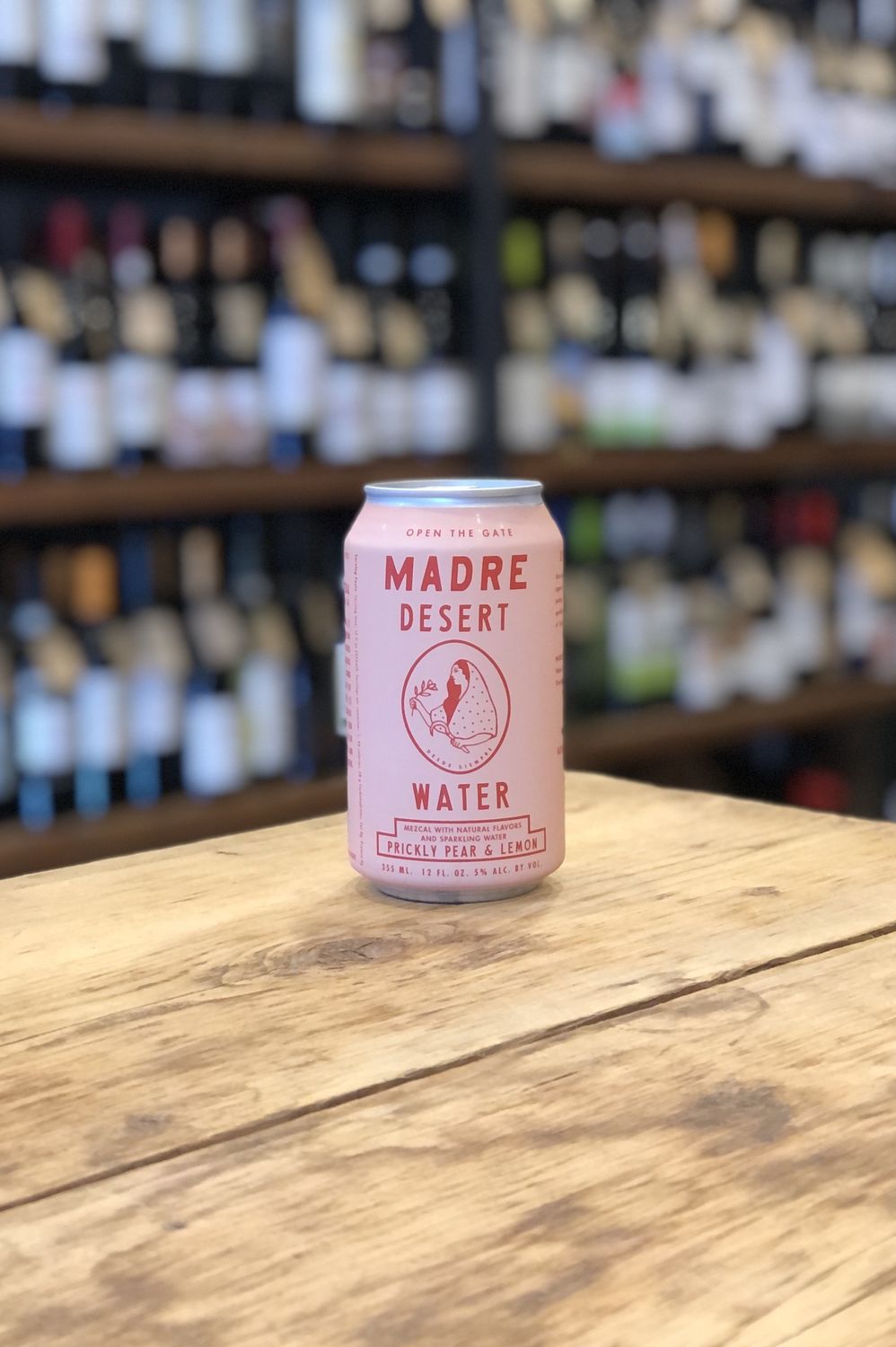 Madre Desert Water - Prickly Pear, Lemon, Mezcal RTD  (12oz Can)