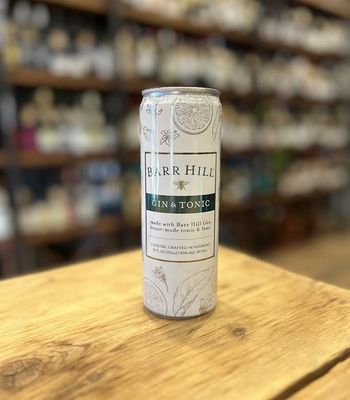 Barr Hill Gin &amp; Tonic RTD Cocktail Cans (12oz)
