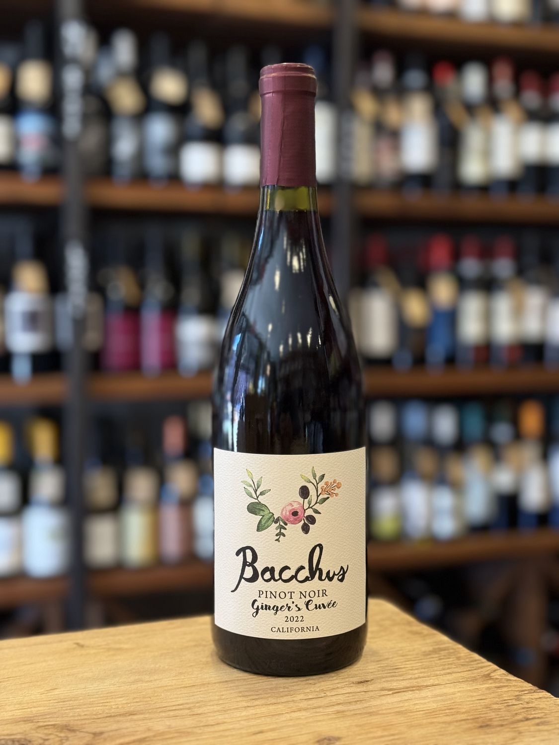 Bacchus  - Ginger&#39;s Cuvée  Pinot Noir - California 2022 (750ml)