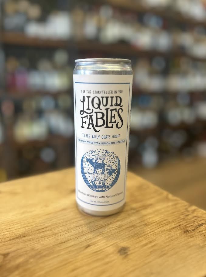 Liquid Fables Three Billy Gruff Bourbon Sweet Tea Lemon RTD Can (12oz)