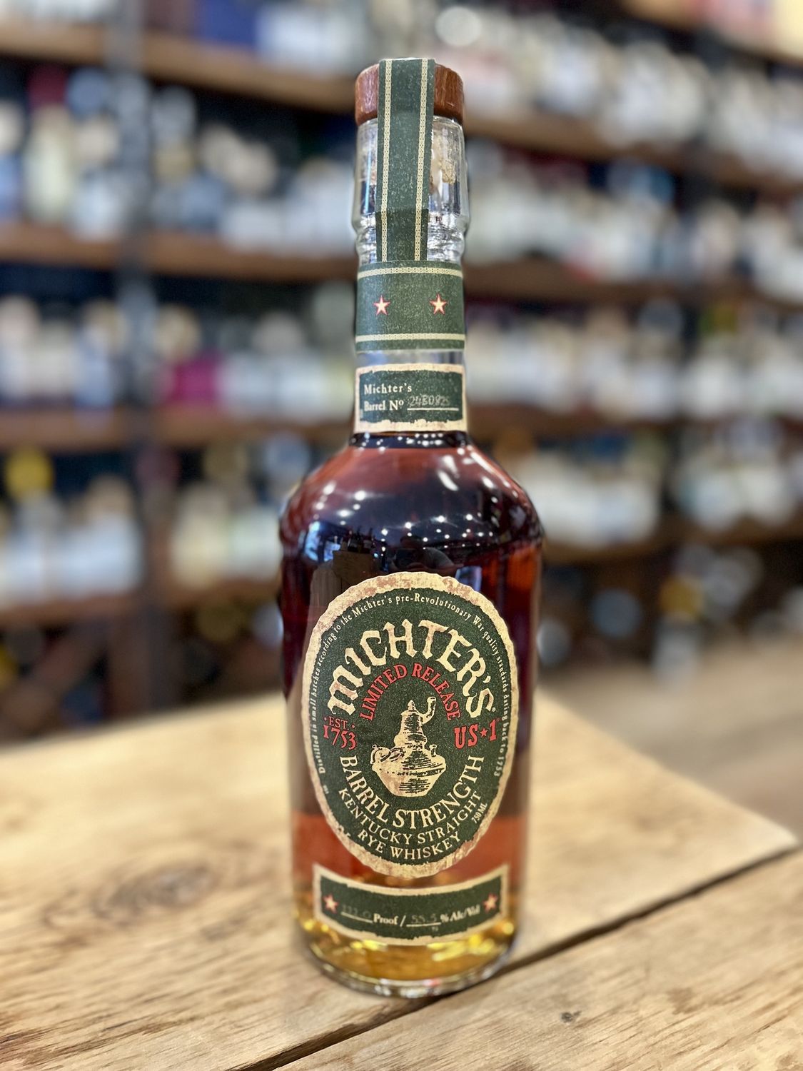 Michter&#39;s - Limited Release Barrel Strength Kentucky Straight Rye Whiskey.  111 Proof- 2024 release