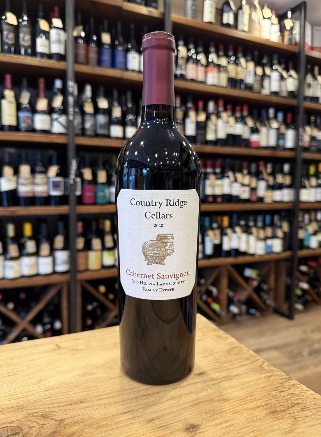 Country Ridge Cellars Cabernet Sauvignon Red Hills,  Lake County CA 2020 (750ml)