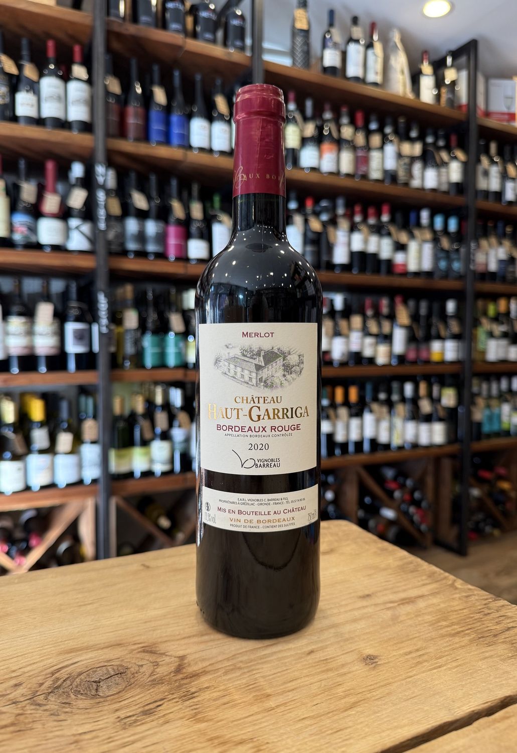 Chateau Haut-Garriga Rouge Bordeaux, France, 2020  (750ml)