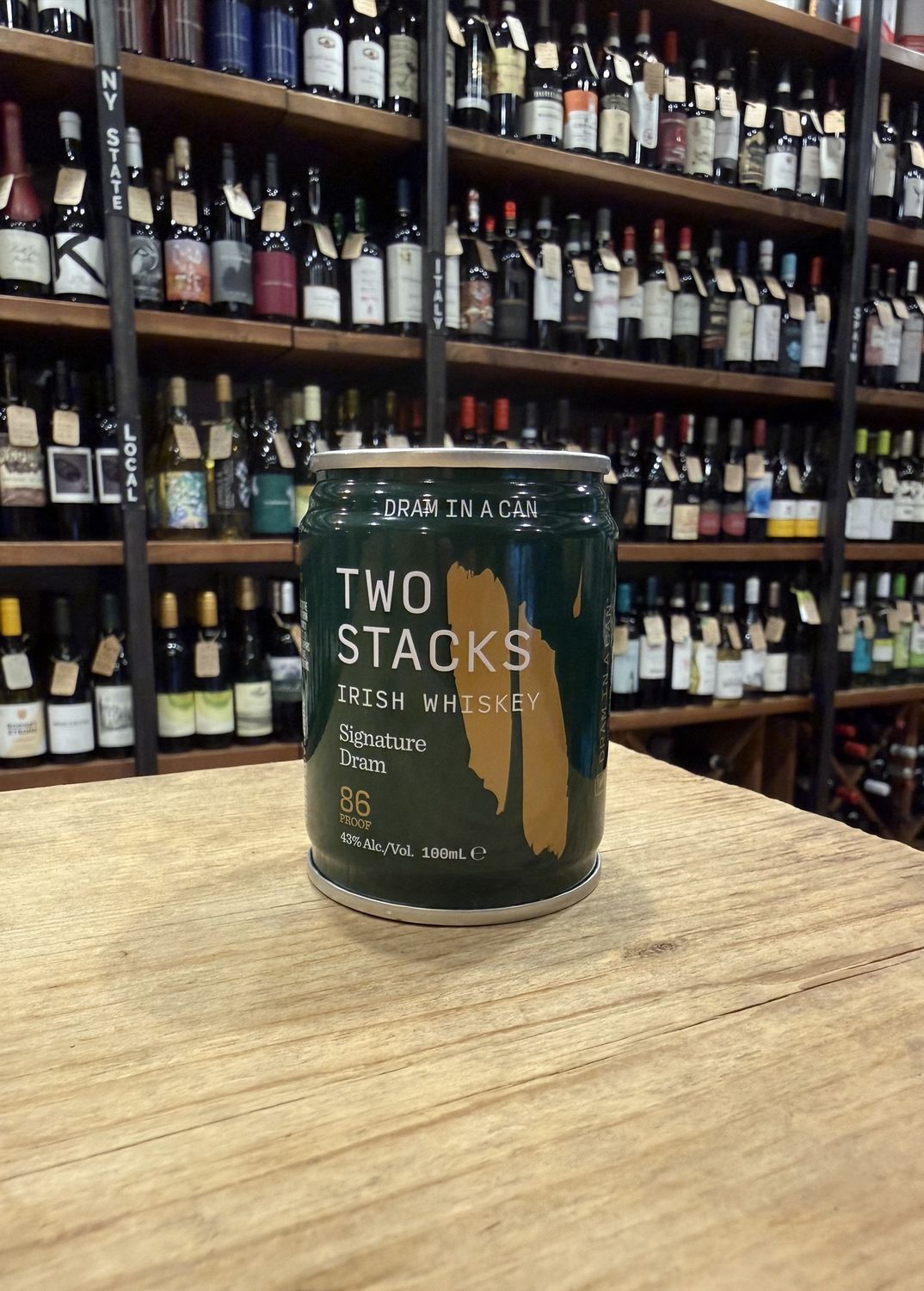 Two Stacks Irish Whiskey - Dram in a Can (100ml)