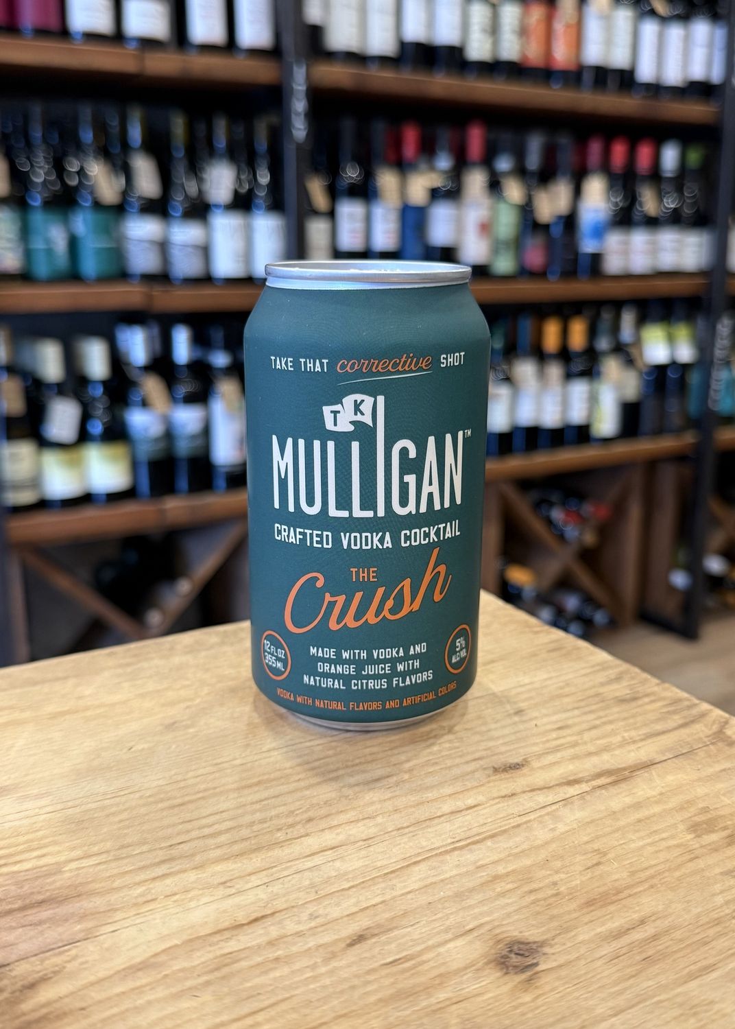 Mulligan Crafted Vodka Cocktail-  The Crush   Vodka and Orange Juice  RTD Can (12oz)