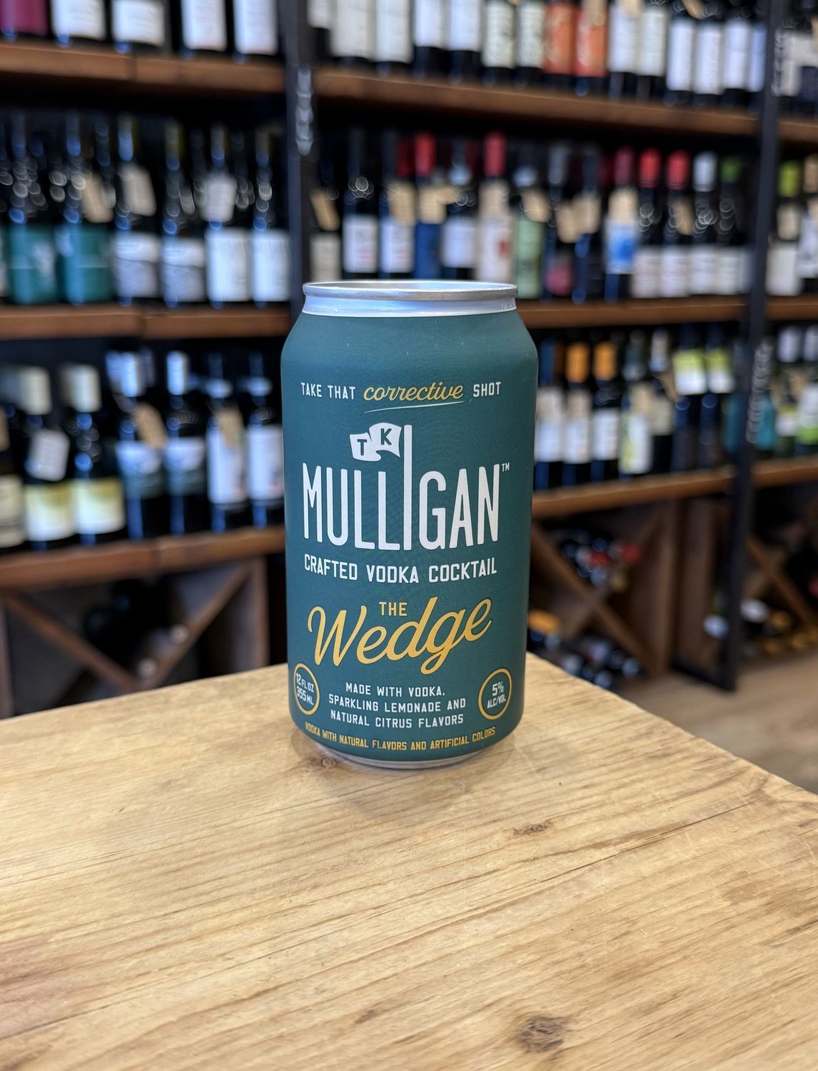 Mulligan Crafted Vodka Cocktail-  The Wedge Vodka  Sparkling Lemonade  RTD Can (12oz)