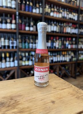 Zonin Prosecco Rose Extra Dry Sparkling Italy  (187ml)