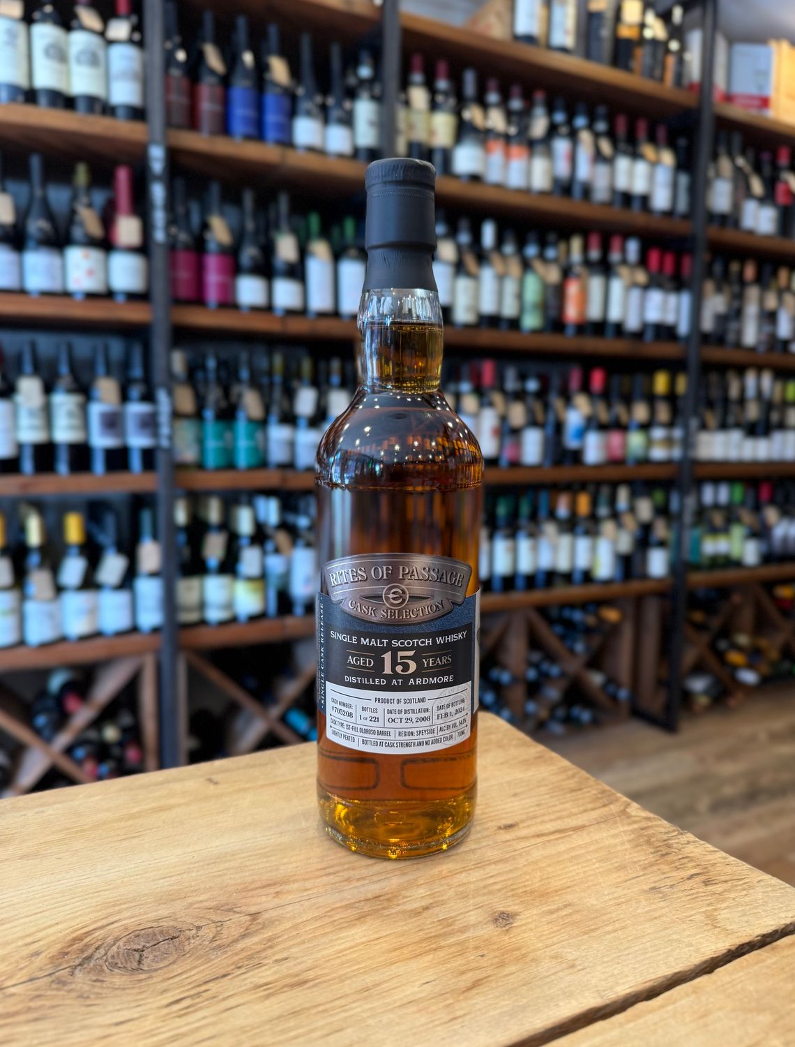 Rites of Passage Cask Selection Ardmore 15 Year Old Single Malt Scotch Whisky Highlands, Scotland  (700ml)