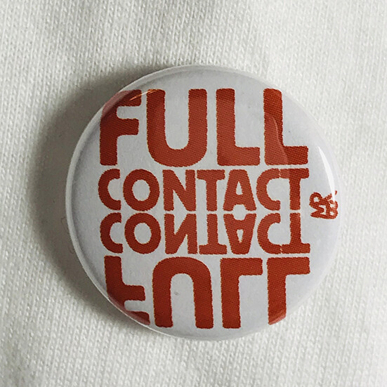 Badge Full Contact - Orange