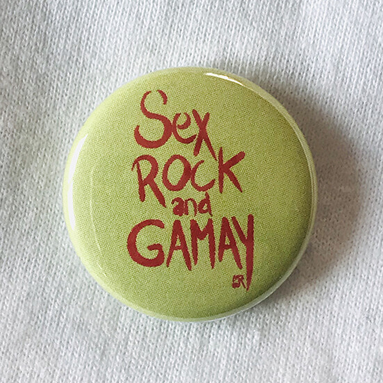 Badge Sex Rock and Gamay - Vert Clair
