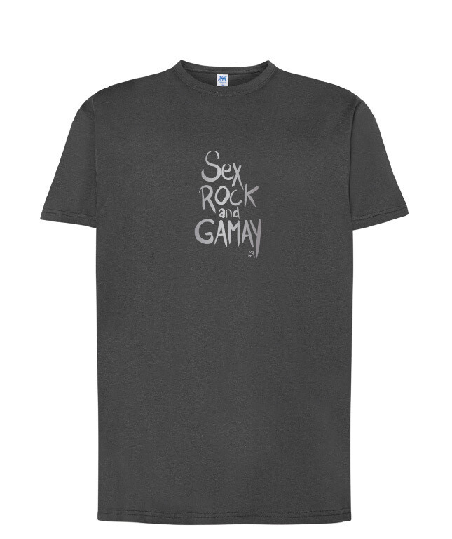 T-shirt Sex Rock and Gamay Homme – Gris Foncé
