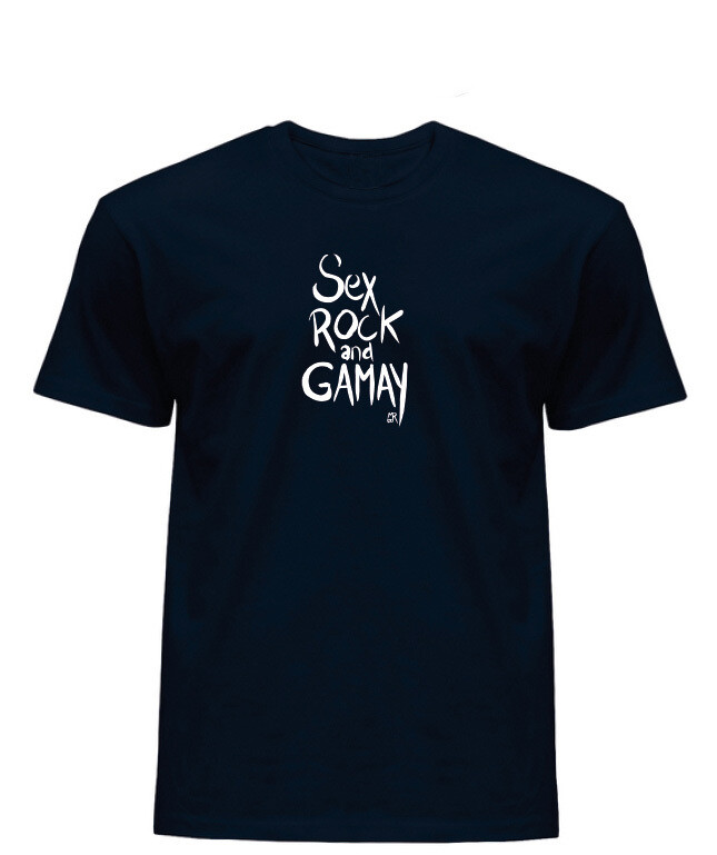 T-shirt Sex Rock and Gamay Homme – Bleu Marine