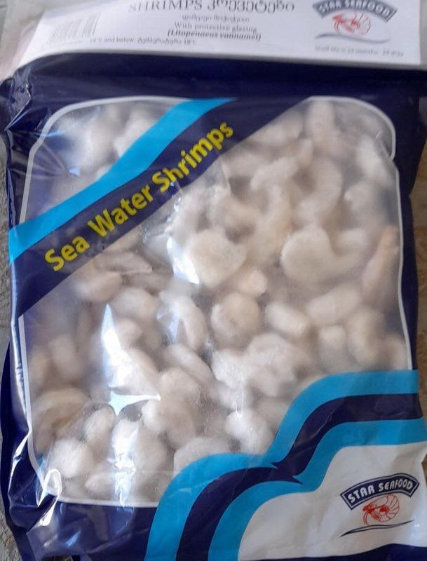 FROZEN VANNAMEI SHRIMPS COCKTAIL 100/200 GLAZ 25%