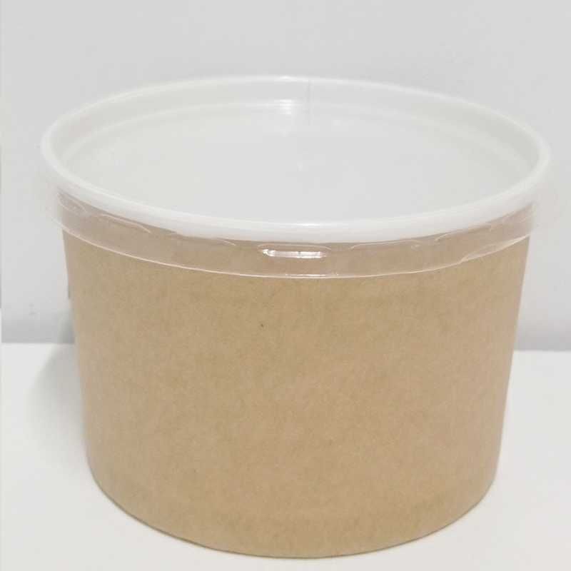 Cardboard bowl for hot dishes