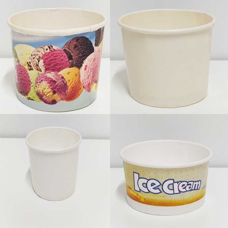 Ice cream cardboard cup