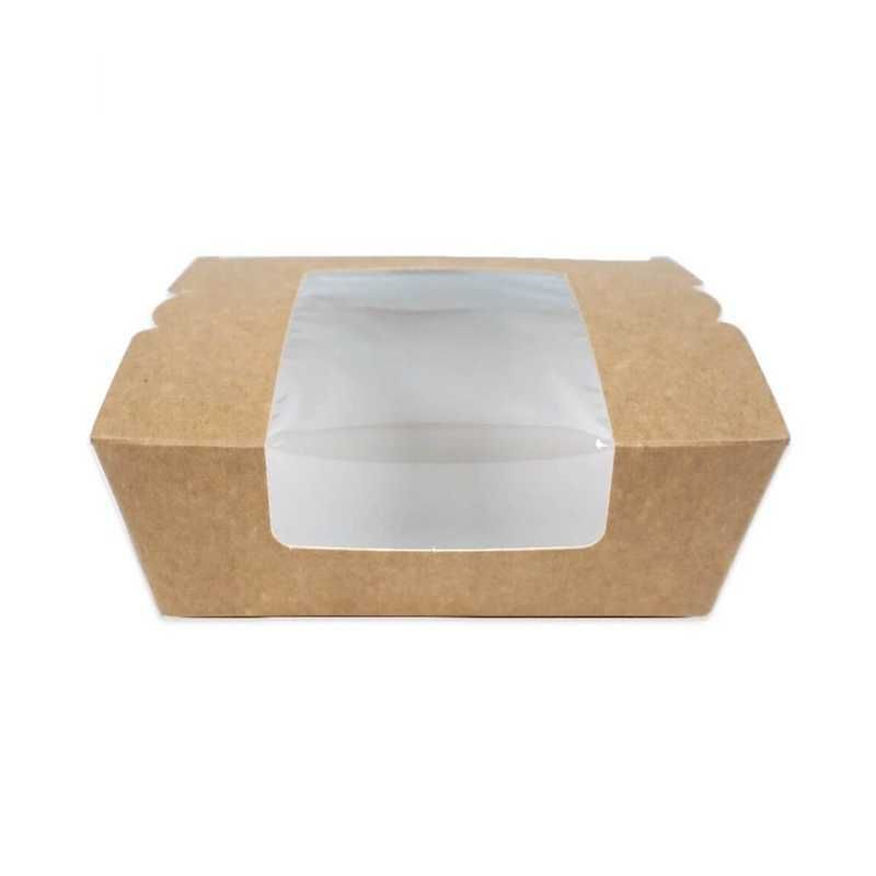 Cardboard box with window