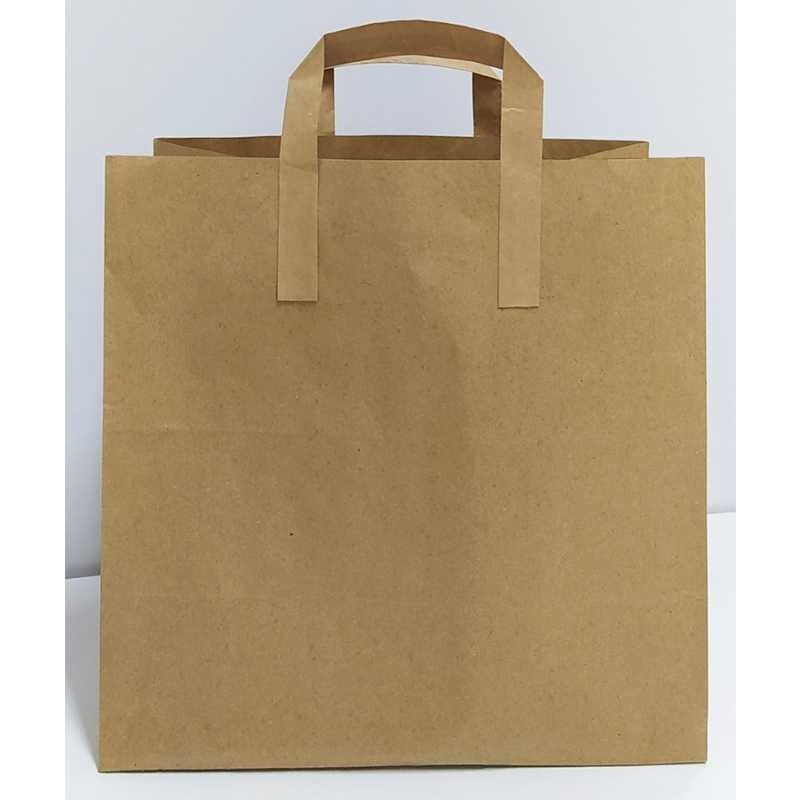 Cardboard bag with handles