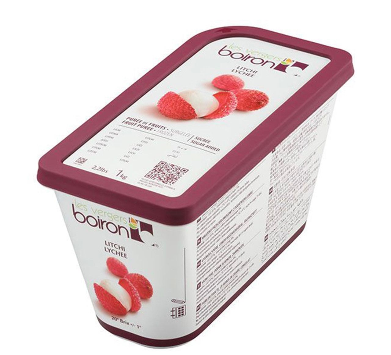 Frozen lychee puree Boiron