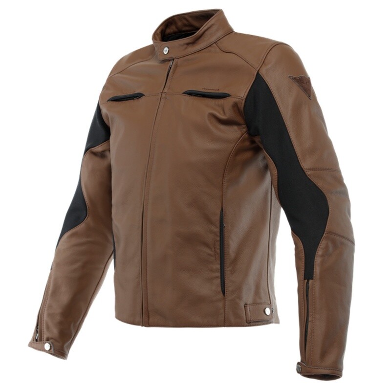 Veste cuir Razon 2 brun
