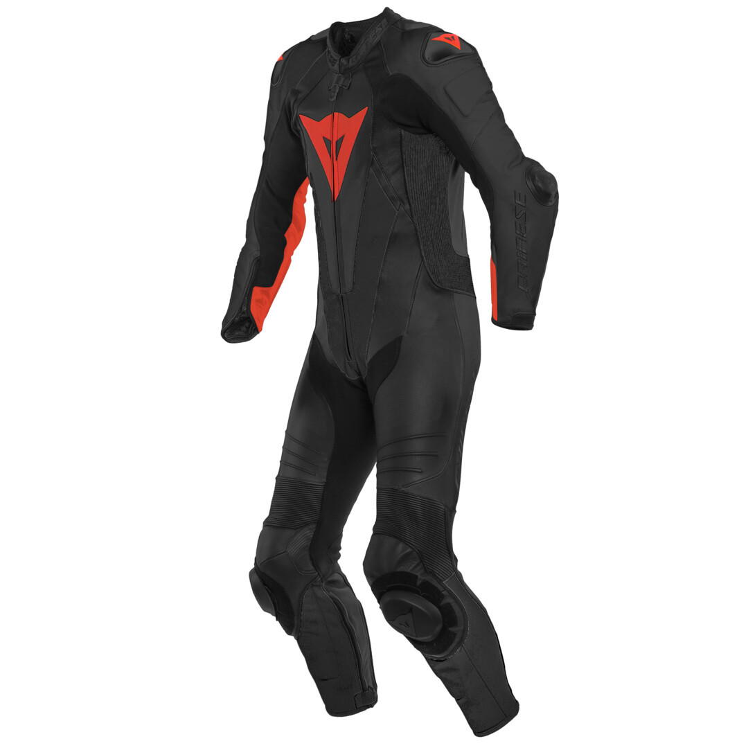 Combinaison cuir Laguna seca 5 noir rouge